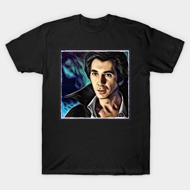 Frank Langella as Dracula Digital Painting T-Shirt by OrionLodubyal